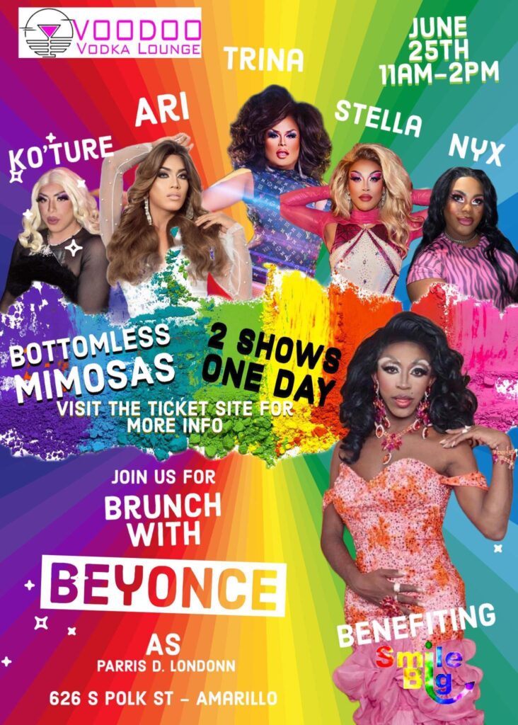 Brunch with beyonce flyer featuring Paris D. London